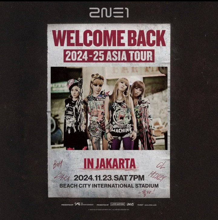 Harga Tiket Konser 2NE1 di Jakarta, Mulai Dijual Hari Ini!