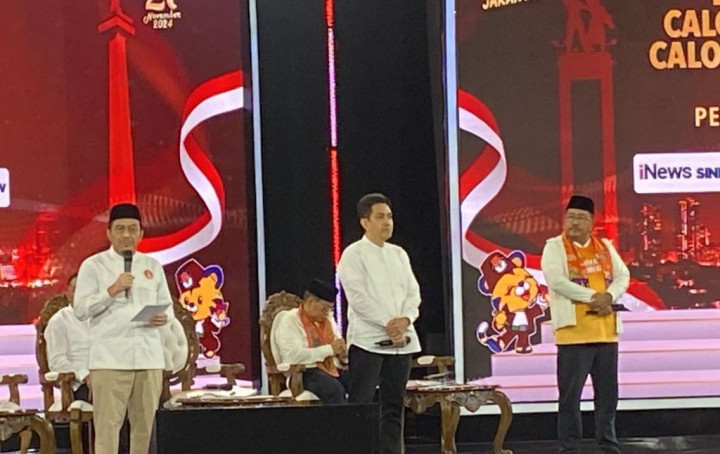Cawagub Dinilai Banyak Membantu di Debat Perdana Pilkada Jakarta