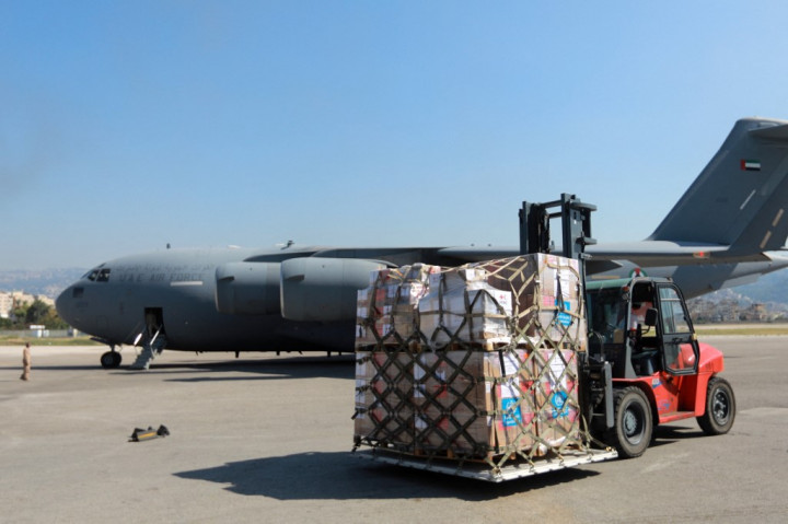 UAE Kirim Lebih dari 200 Ton Bantuan Kemanusiaan ke Lebanon