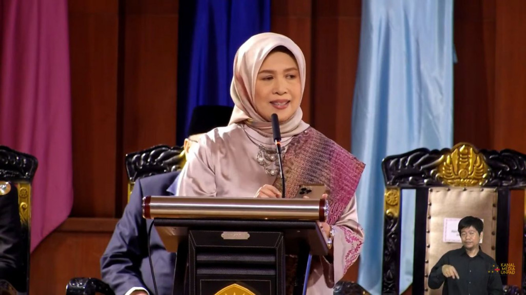 Rektor Universitas Padjajaran (Unpad) periode 2019-2024, Rina Indiastuti. DOK YouTube Unpad