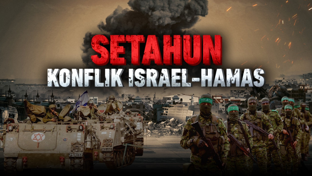Setahun Konflik Israel-Hamas