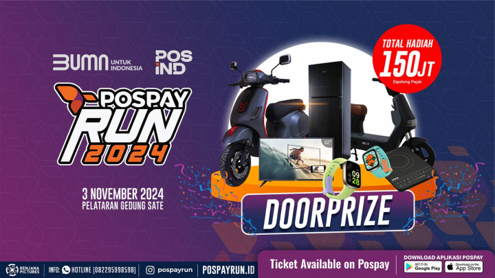 Runners Wajib Ikut! Pospay Run 2024 Digelar 3 November, Berhadiah Total Rp150 Juta