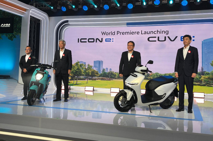 Ini Tampilan Motor Listrik Baru Honda, Icon e: dan CUV e: