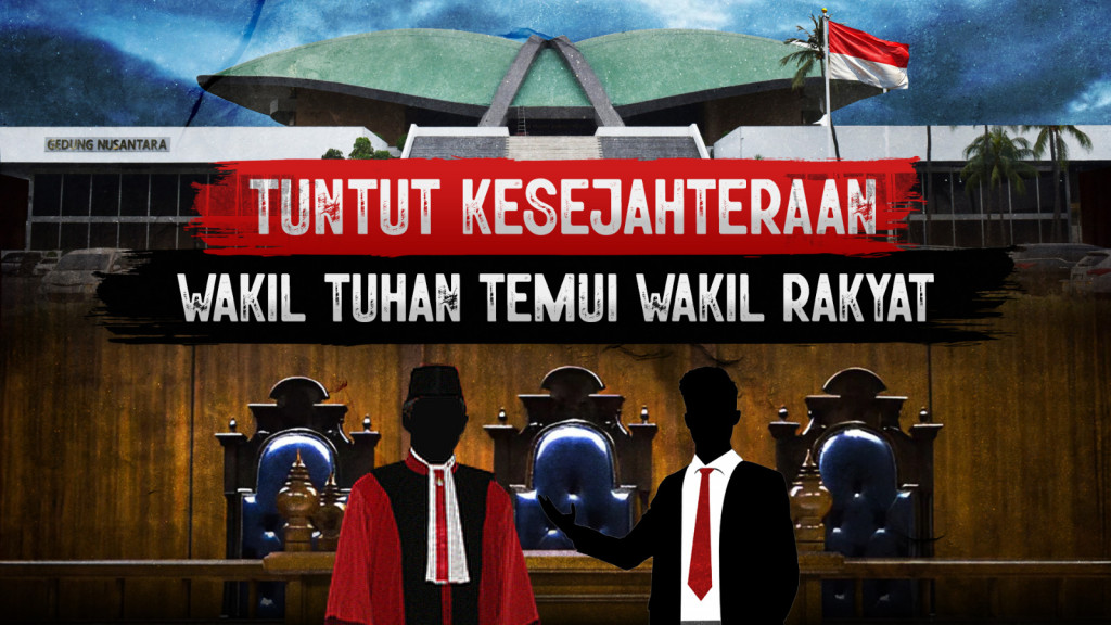 Tuntut Kesejahteraan, Wakil Tuhan Temui Wakil Rakyat