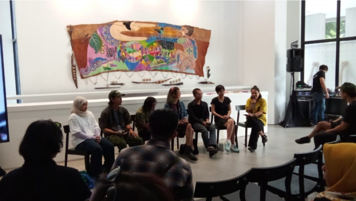 18 Karya Seniman Residensi Baku Konek Hadir di Pameran Jakarta Biennale 2024
