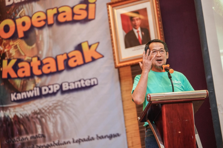 Sambut Hari Oeang Republik Indonesia, DJP Banten Gelar Operasi Katarak