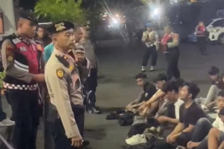 Polisi Amankan Puluhan Anggota Geng Motor di Kota Bandung