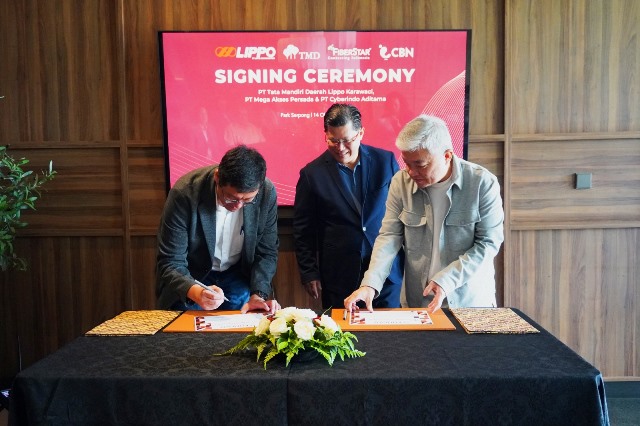 Lippo dan Salim Group Berkolaborasi Kembangkan Jaringan Fiber di Perumahan