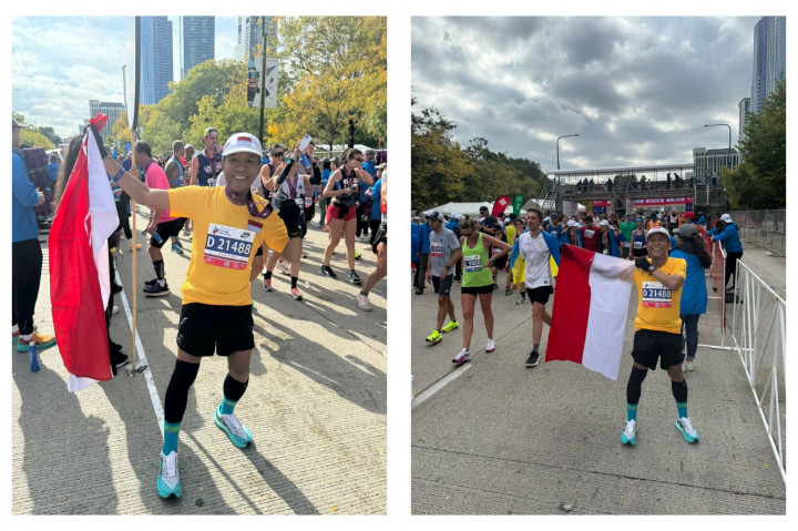 Mukhamad Misbakhun jadi Finisher Chicago Marathon 2024
