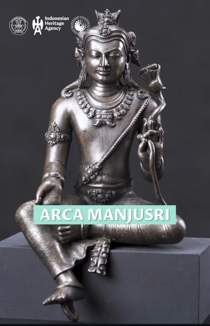 Ada 'Manjusri' di Museum Nasional, Arca Perak Kuno yang Ditemukan Petani di Jawa Tengah