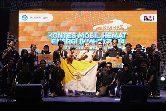 Tim Semar UGM Sapu Bersih Juara I Kontes Mobil Hemat Energi 2024