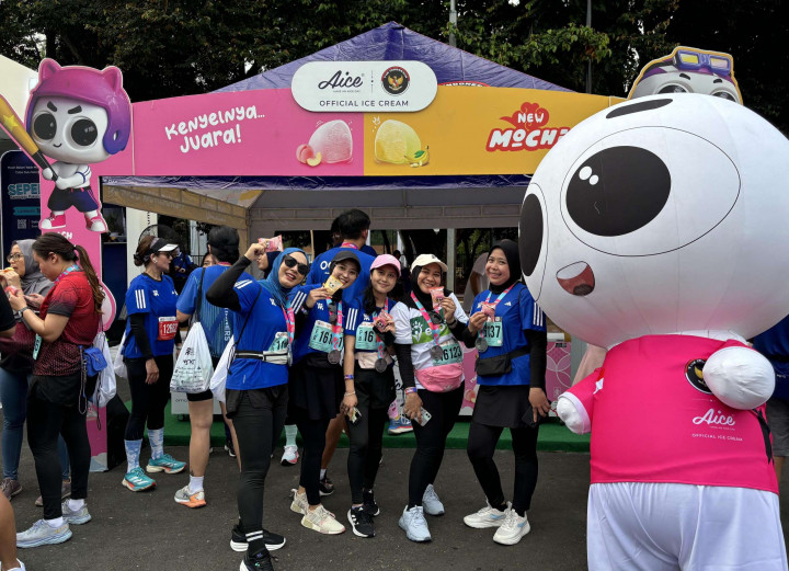 Aice Meriahkan Jakarta Running Festival 2024