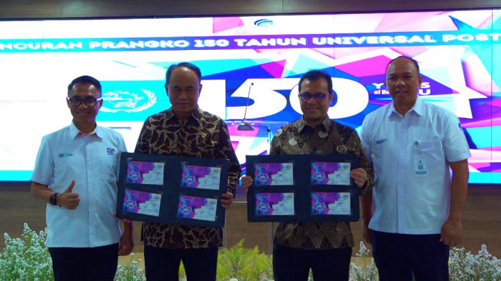 Peringati 150 Tahun Perhimpunan Pos Sedunia, PT Pos Indonesia Luncurkan Prangko Seri Spesial