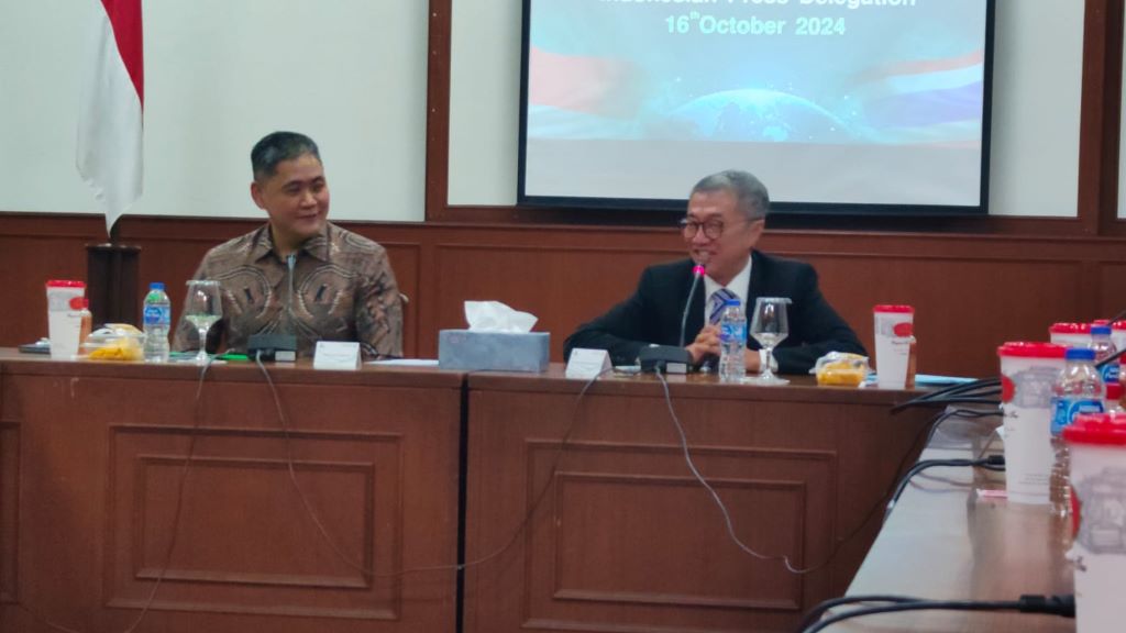 Duta Besar Indonesia untuk Thailand Rachmat Budiman (kanan). Foto: Medcom.id/Al Abrar.