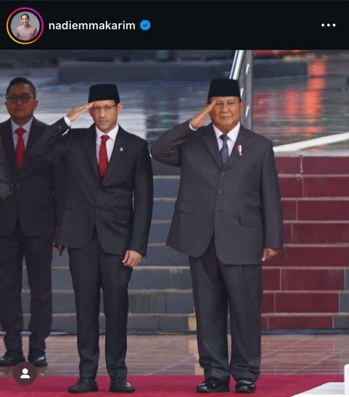 Nadiem Ucapkan Selamat Ulang Tahun ke Prabowo: Bersama Kita Lanjutkan Perjuangan