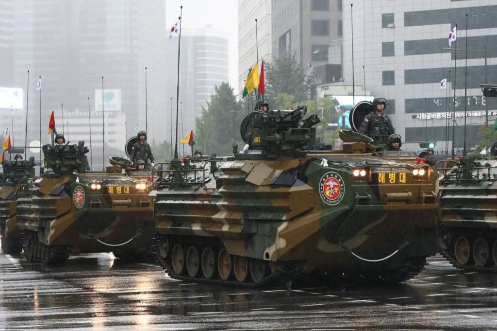 Parade Militer Korea Selatan, 26 September 2023 di Seoul. (Chung Sung-Jun/Getty Images)