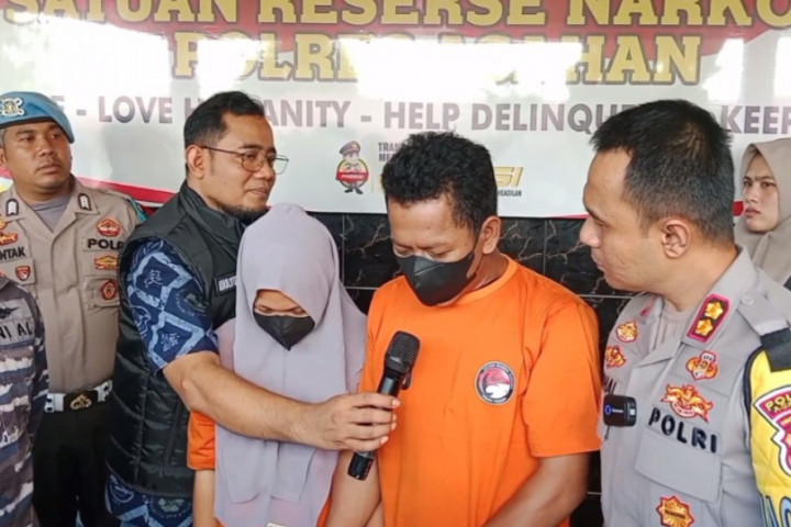 Pasutri di Tanjungbalai Terciduk Edarkan Sabu 25 Kg