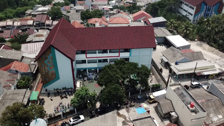 Siswa SDN di Tangsel Sambut Gembira Fasilitas Gedung Baru