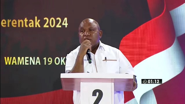 Cagub Papua Pegunungan Befa Ajak Mama Optimis