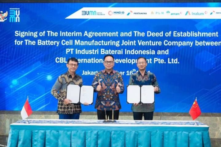 IBC dan CBL Kerja Sama Bangun Pabrik Sel Baterai di Indonesia