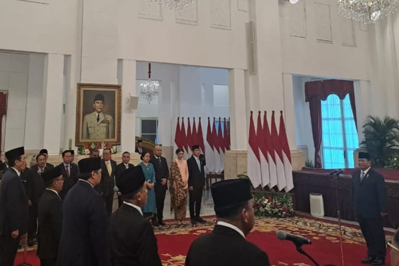 48 Menteri Kabinet Merah Putih Resmi Dilantik