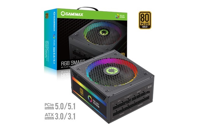 PSU GameMax RGB-Smart Diperbarui, Ikut Standar ATX 3.1 dan PCIe 5.1