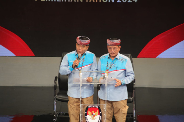 Tutup Debat Pilkada Kaltara, Zainal-Ingkong Pamer Prestasi