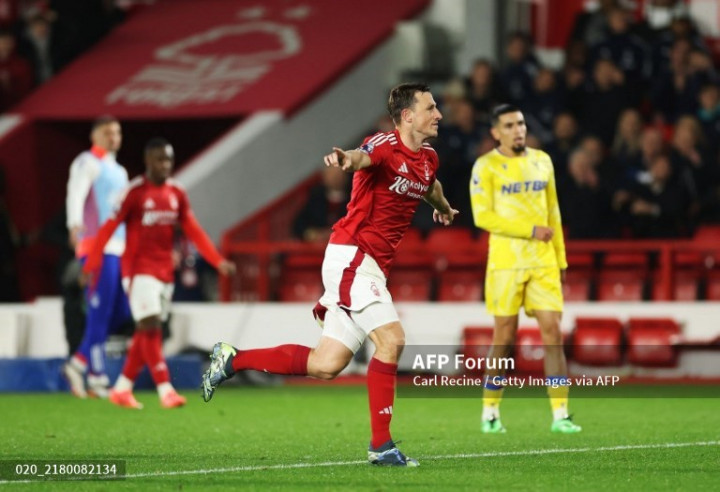 Hasil Liga Inggris: Forest Menang Tipis atas The Eagles