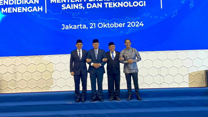 Nadiem Sebut Tiga Menteri Penggantinya Punya Kompetensi Mumpuni