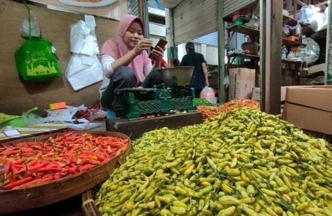Harga Pangan Hari ini, Cabai Rawit Turun