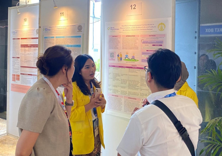 Mahasiswa UI Sabet Penghargaan di World Physiotherapy Asia Western Pasific Congress 2024