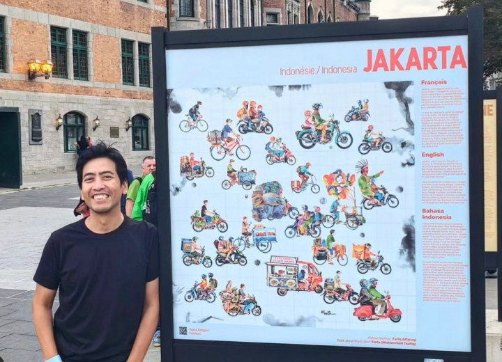 Ilustrator Indonesia, Emte Gelar Pameran Tunggal Selama 2 Bulan di Jerman