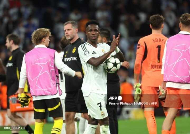 Real Madrid vs Dortmund: <i>Comeback</i> El Real Hancurkan Borussen, Vinicius <i>Hattrick</i>