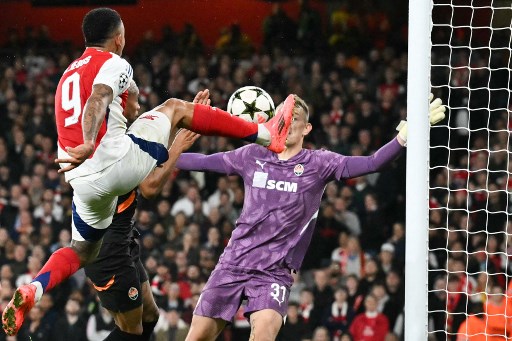 Arsenal Vs Shakhtar: The Gunners Unggul 1-0 Lewat Gol Bunuh Diri