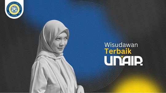 Atlet Bridge Tak Halangi Akademik, Habiba Raih Predikat Wisudawan Terbaik Unair