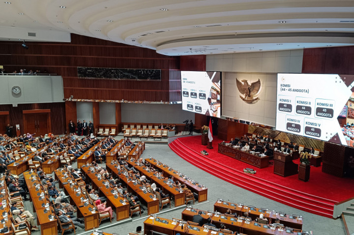 Daftar Lengkap Pimpinan 13 Komisi DPR RI, Partai Ini Paling Banyak Dapat Posisi Ketua