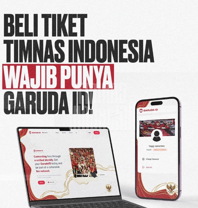Cara Membuat Garuda ID untuk Beli Tiket Timnas Indonesia