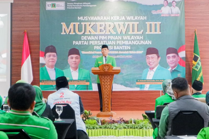 Mukerwil DPW PPP Banten, Mardiono dan Andra Soni Sepakat Berjuang Menangkan Pilkada