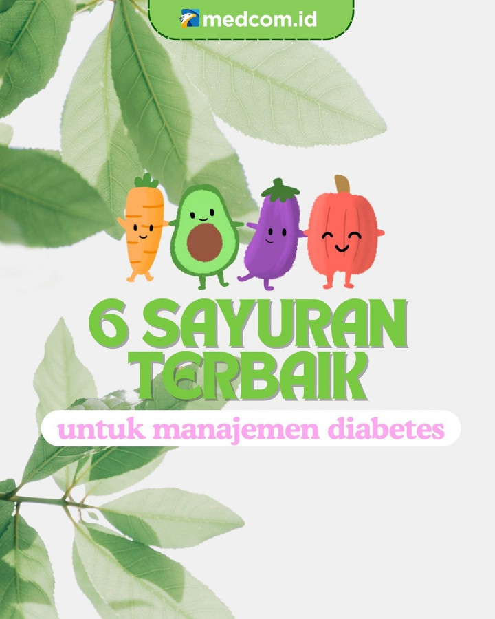 Ini 6 Sayuran untuk Manajemen Diabetes