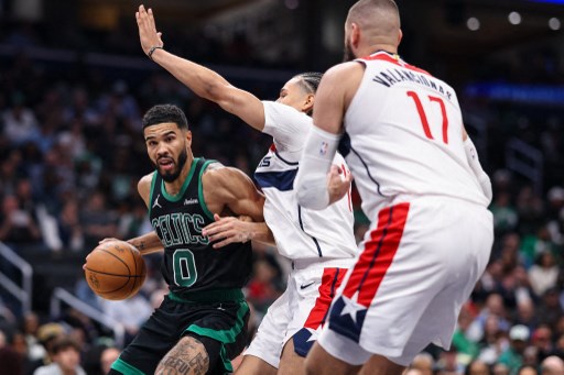 NBA: Tatum-Brown Antar Celtics Kalahkan Wizards 122-102