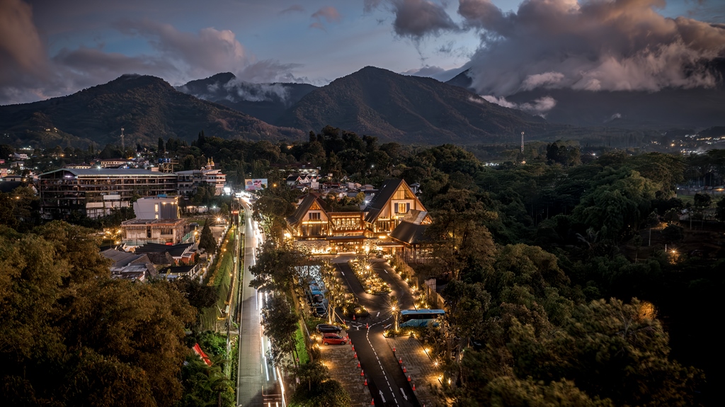 Titik Nol Plataran Puncak, yang pernah menjadi distrik utama bagi bangsawan Belanda dan Indonesia. Dok. Ist