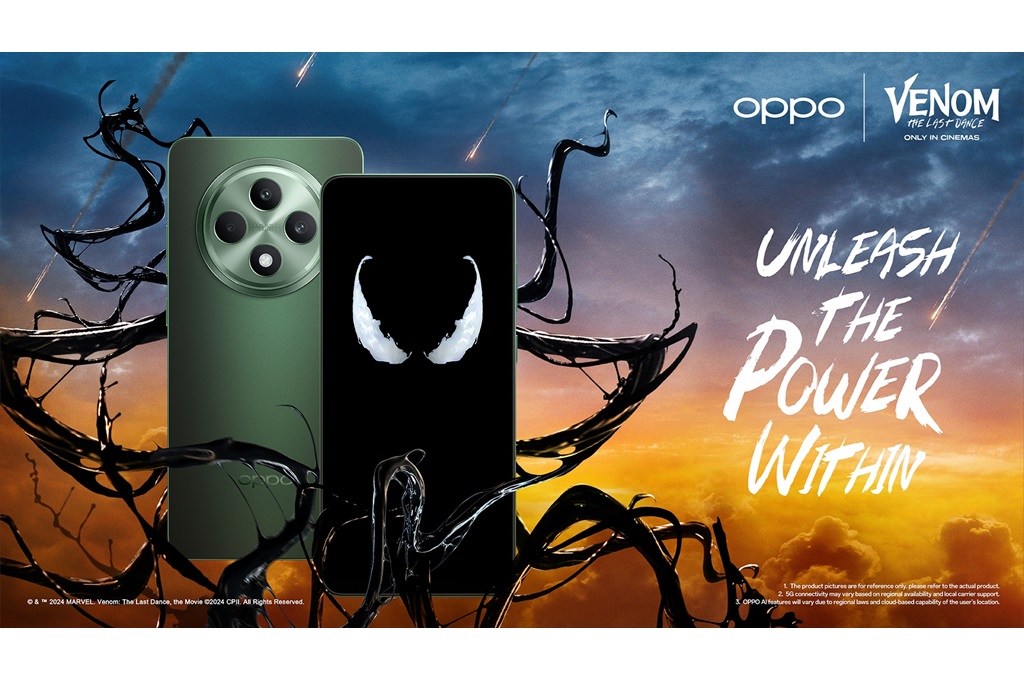 Oppo Indonesia mengumumkan kolaborasi eksklusif dengan Venom: The Last Dance dan Reno12 F Series.