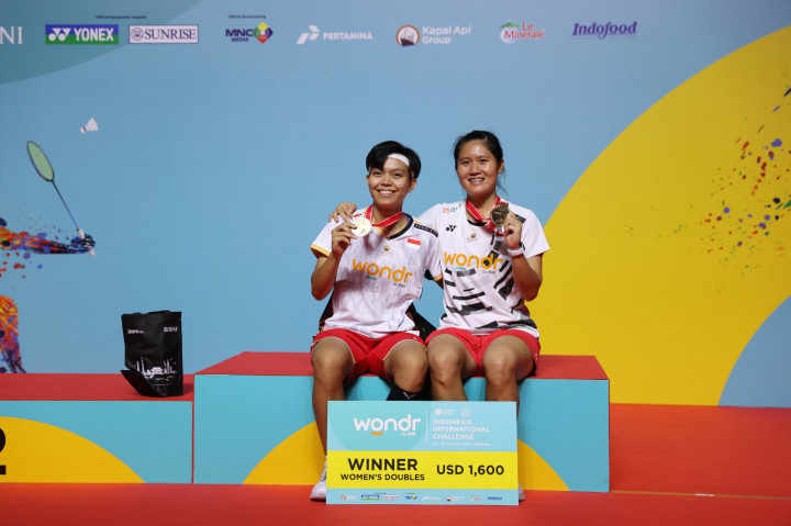 Indonesia International Challenge 2024: Debut Lanny/Fadia Berbuah Gelar Juara
