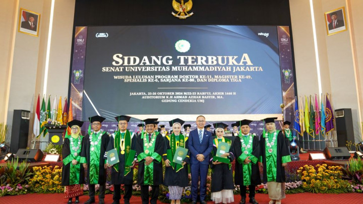 Wisuda UMJ, Mahasiswa Diminta Tidak Terlena dengan IPK Tinggi