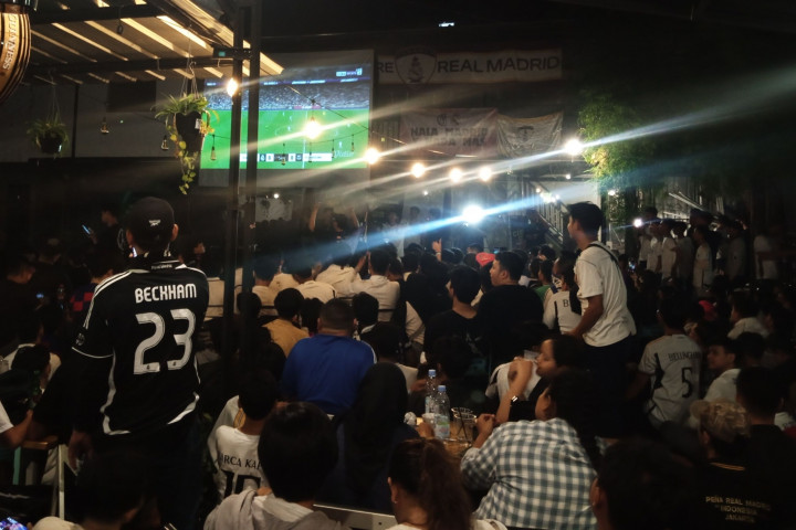 Euforia El Clasico Terasa hingga ke Jakarta, Fan Membludak saat Nobar tapi Tetap Aman