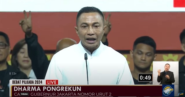 Ajak Warga Jakarta Bergerak Maju, Dharma: Jadikan Kota Ini Aman karena Indah Adabnya