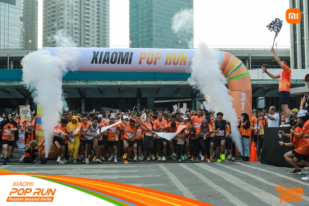 Xiaomi menghelat Pop Run 2024 untuk pertama kali di Indonesia, disambut baik Xiaomi Fans dan pelari Indonesia.