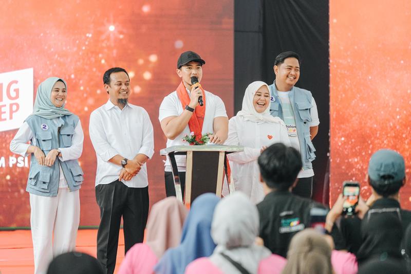 Kaesang Ajak Masyarakat Menangkan Andi Sudirman dan Fatmawati