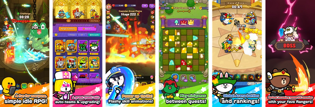 Game Line Idle Rangers.