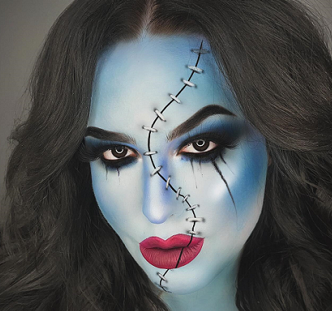 Beetlejuice's Dolores by MUA Katii Firecat.  (Foto: Dok. Instagram/@katiifirecat)